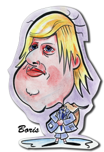 Boris Caricature by Facebloke